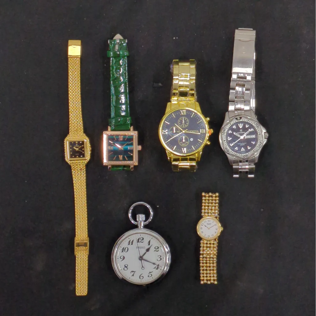 1日元起拍 SEIKO 精工 怀表等 6件套 手表 拍卖成交价 6103 日元_樱花直邮